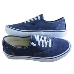 Vans Men's Skate Authentic Deep Twilight Blue Canvas Suede shoes Sizes NIB